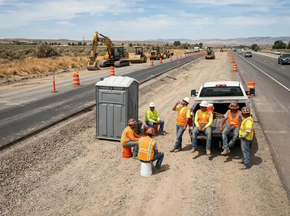 highway-road-construction-crew-007 — frequently asked questions, Porta Potty and Restroom Rentals in Bells, TN